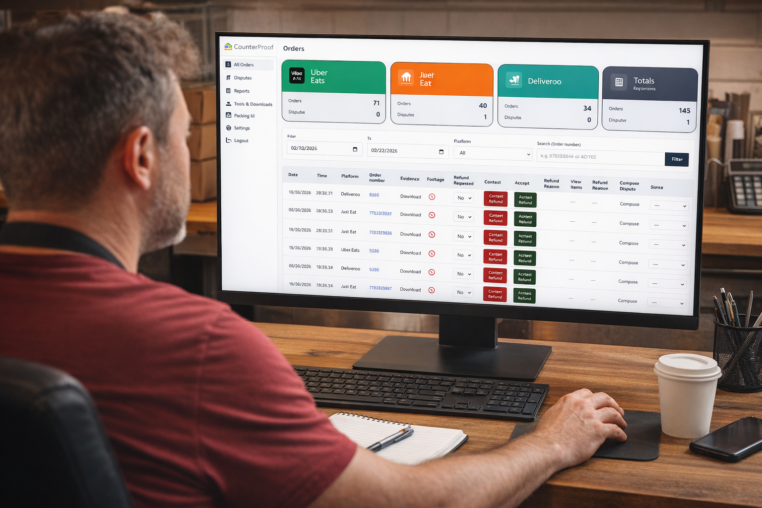 CounterProof Dashboard